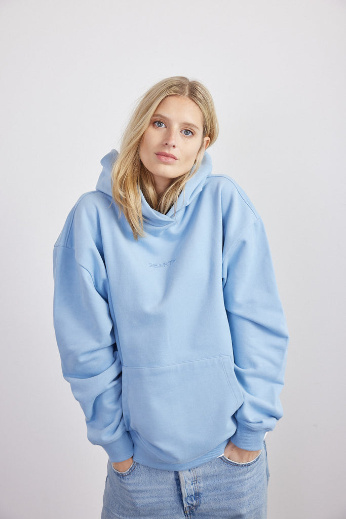 Afends - Organic Oversized Hoodie - Sustainable Loungewear Xs / Sky Blue